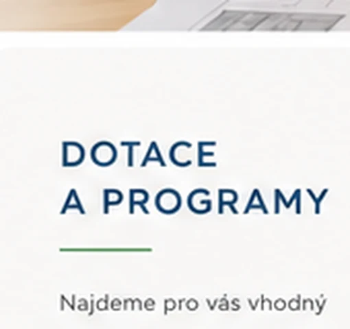 Dotační programy a žádosti